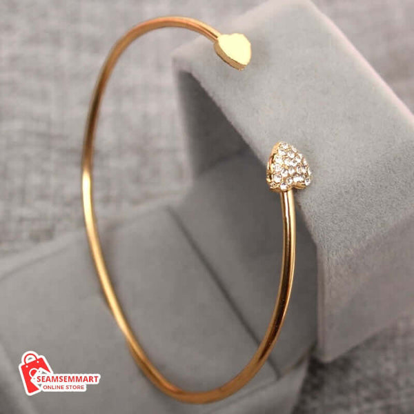 Diamond Heart Bracelet