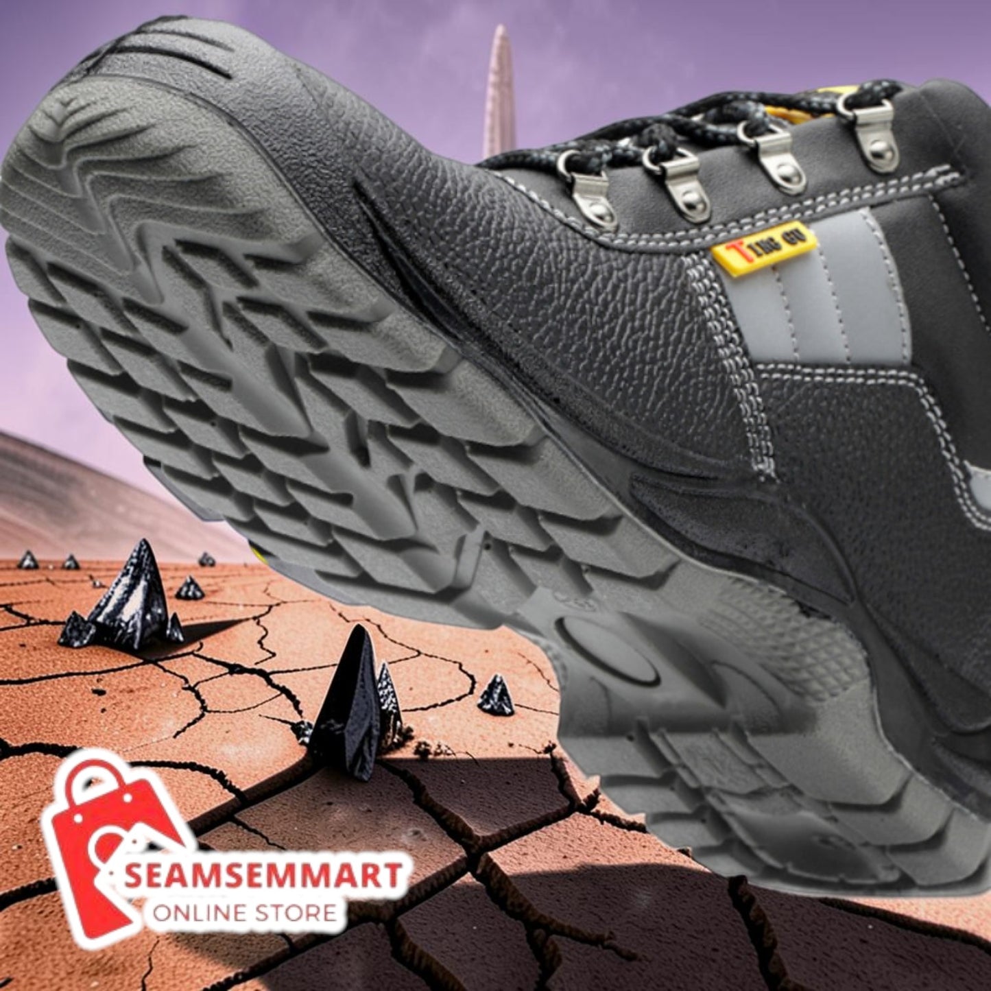 Men's Steel Toe Safety Shoes – Heavy Duty Work Sneakers