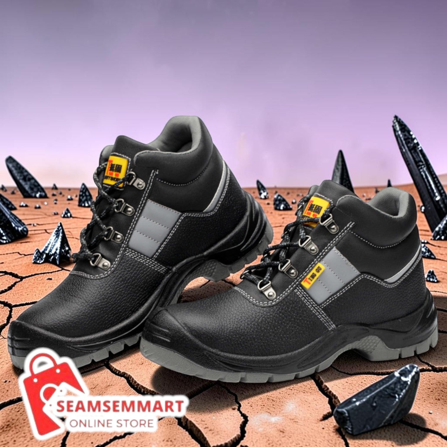 Men's Steel Toe Safety Shoes – Heavy Duty Work Sneakers