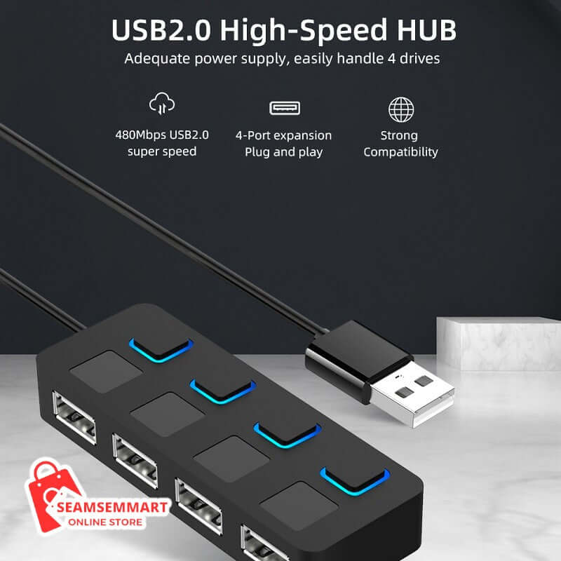 HUB Hub Multi-USB Splitter 4-port Extender