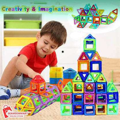 Magnetic Building Blocks DIY Construction Set for Kids