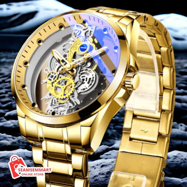 Golden Automatic Watch