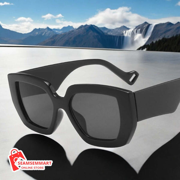 Retro polygon sunglasses