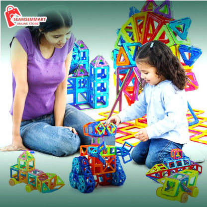 Magnetic Building Blocks DIY Construction Set for Kids