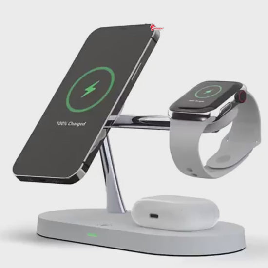 3-in-1 Smart Fast Magnetic Wireless Charger