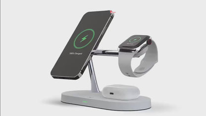 3-in-1 Smart Fast Magnetic Wireless Charger