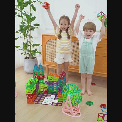 Magnetic Building Blocks DIY Construction Set for Kids