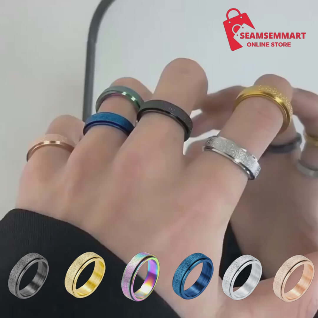 Gorgeous rotatable rings - a stress reliever