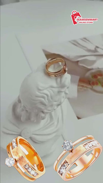 Rose Gold Diamond Ring