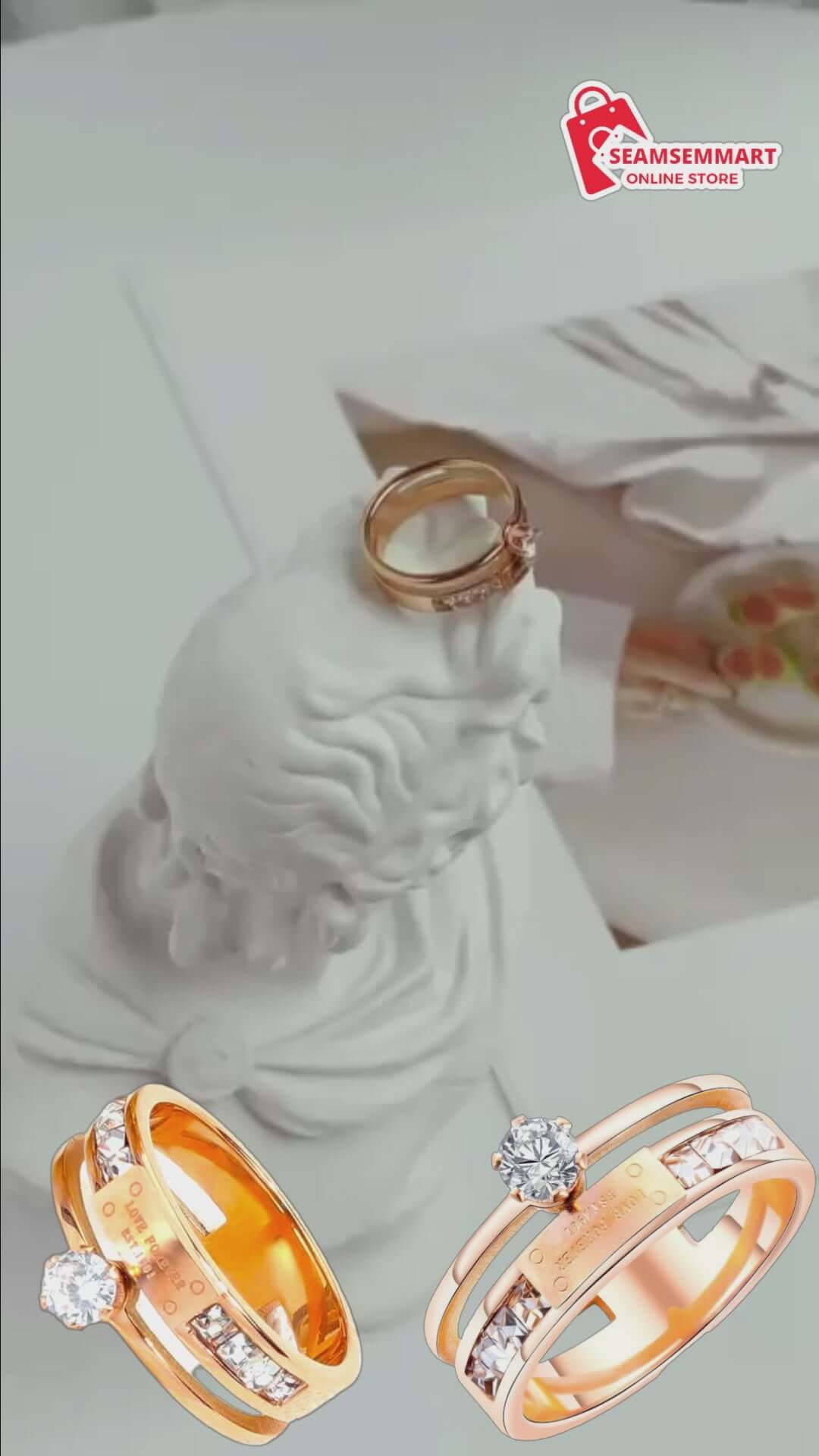 Rose Gold Diamond Ring