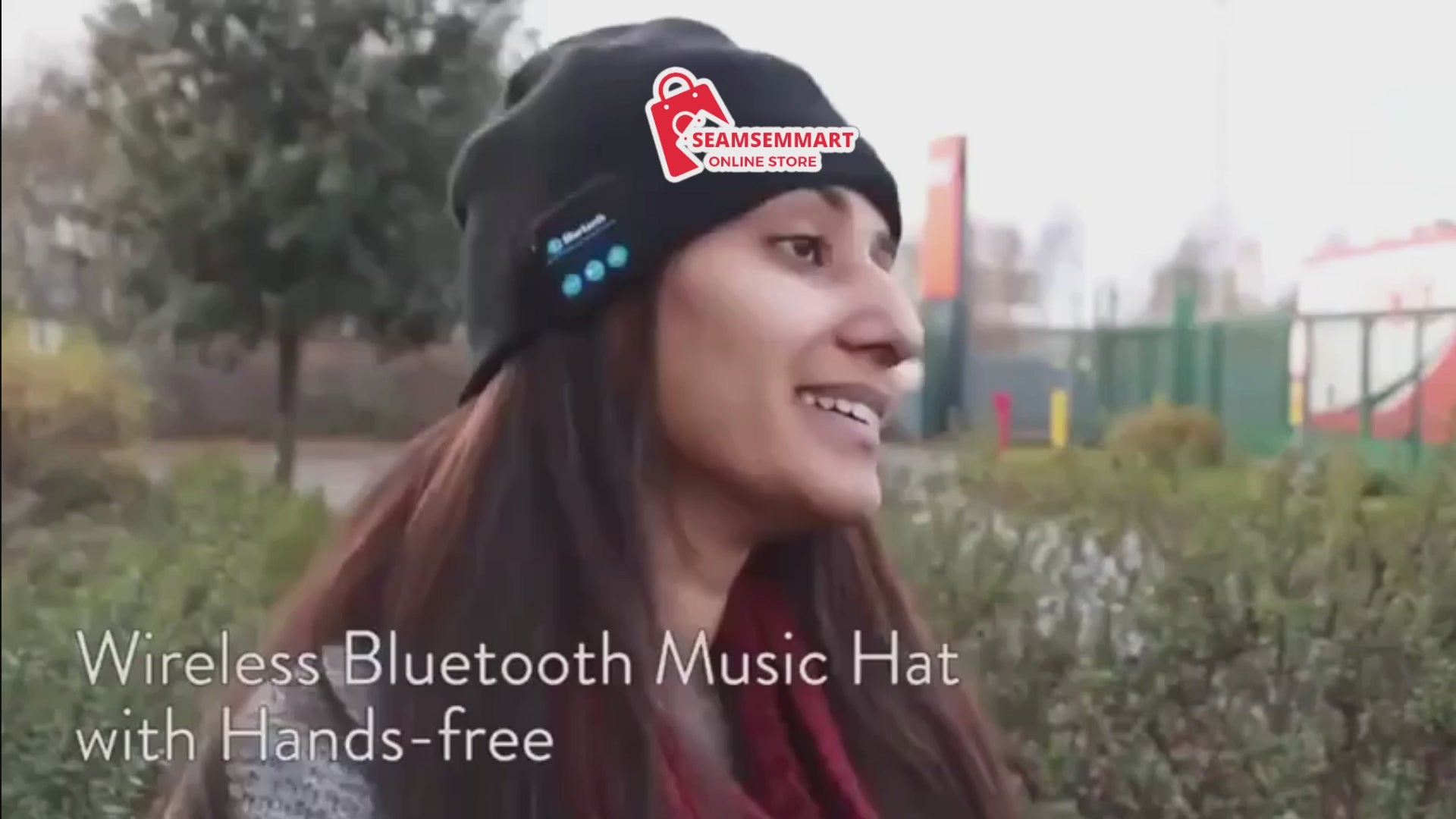 Outdoor Wireless Headset Knitted Hat