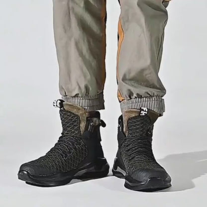 Men's Steel Toe Work Boots – High-Top Puncture Resistant